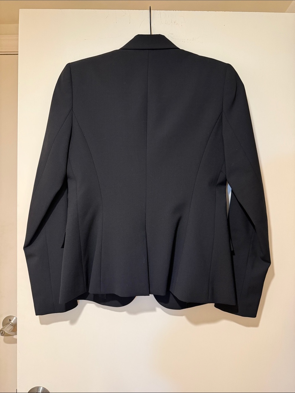 Theory Black Single-Button Blazer - Picture 3 of 4